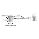 Heissner Aqua Light 6fach-LED-Ring, weiß 30 mm Durchmesser (U509-T)