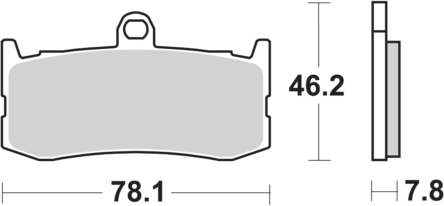 SBS Bremsbelag 864SP Street Upgrade Evo Sinter