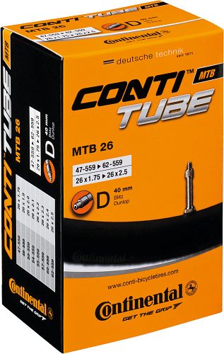 Continental MTB Schlauch 26 Zoll Blitzventil 40 mm schwarz