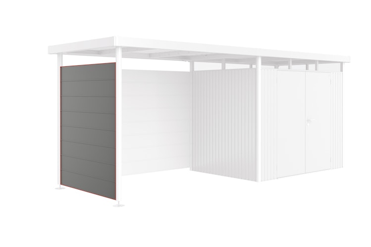 Biohort Seitenwand für Seitendach zu Gerätehaus HighLine H2, H3, H4, H5, H6