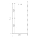 Vorschaubild Skan Holz Aluminium Terrassenüberdachung Garda Breite 541 cm
