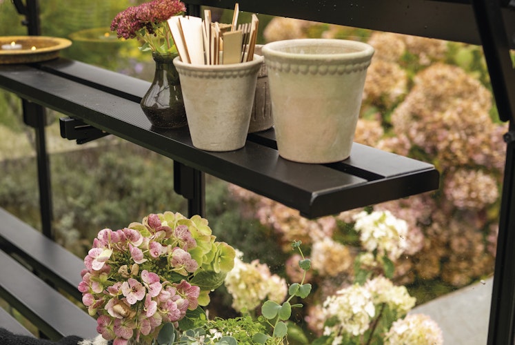 Halls klappbares Lamellenregal für Qube Lean-to Gr. 3 & 4 - 178 x 21,8 cm