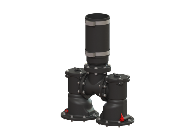 Kessel 28677 - Austauschset Duo-Klappengehäuse DN 100