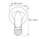 Vorschaubild Paulmann Leuchtmittel Filament Tropfen LED E14 2W 2er-Pack Klar