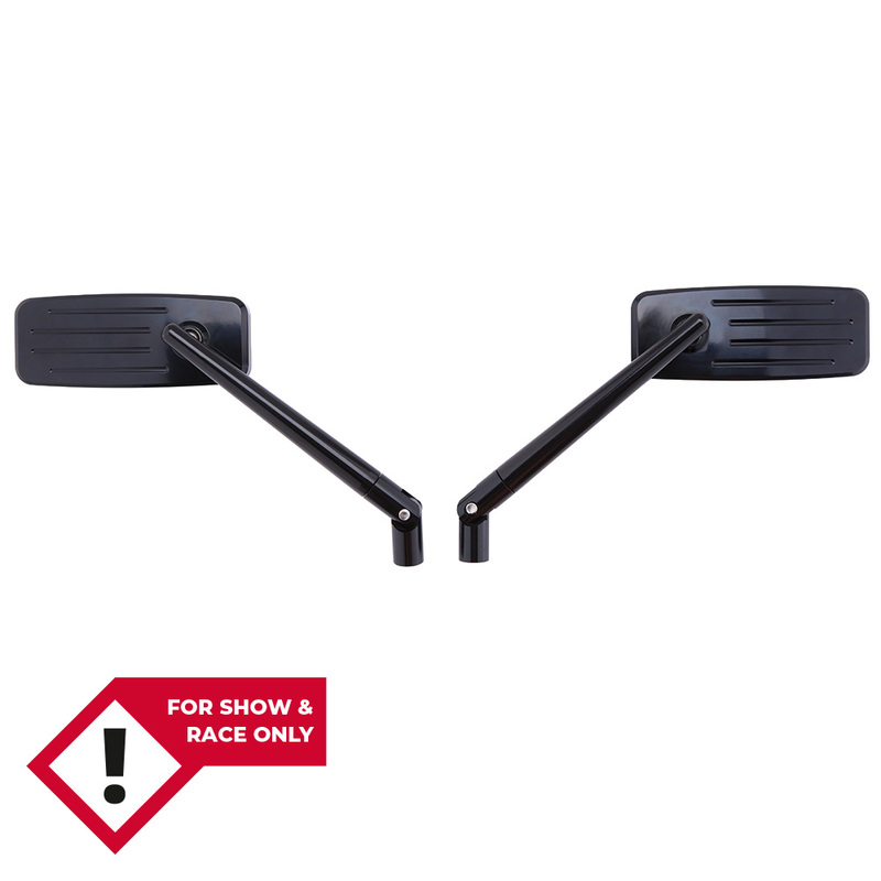 HIGHSIDER pro Verkleidungsspiegel Action Schwarz (Paar)