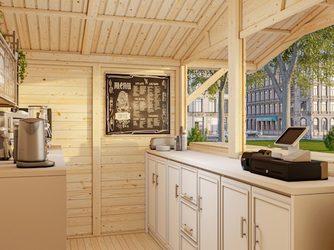 Palmako Marktstand Stella 5,0 m² - 16 mm