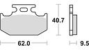 Vorschaubild TRW Bremsbelag MCB 625 mit Zulassung