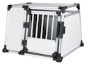 TRIXIE Transportbox Aluminium silber/hellgrau Transportbox