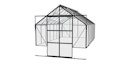 Vorschaubild Vitavia Gewächshaus Cassandra 11500 inkl. 4 Dachfenstern - 11,5 m²