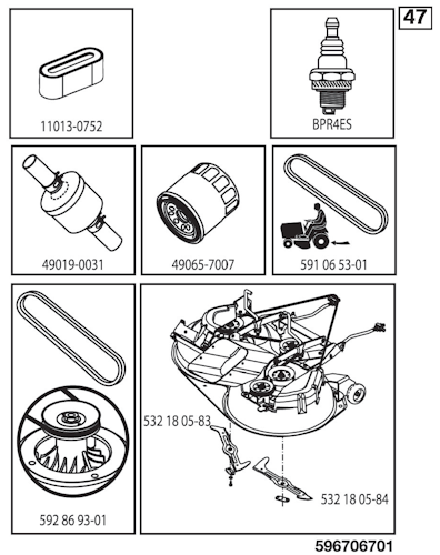 Husqvarna Gartentraktoren 960510129 TC 342