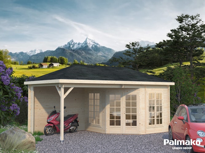 Palmako Pavillon Melanie 7+8,1 m² - 28 mm