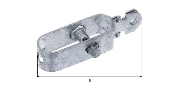 Alberts® Drahtspanner, feuerverzinkt, Gesamtlänge 115 mm 611200