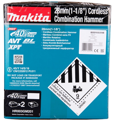 Makita Akku-Kombihammer HR003GM201