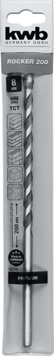 kwb ROCKER+ Boh LG 8x200mm SB PRE 45308