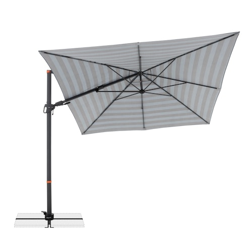 doppler Pendelschirm myZONE 280 x 280, Aluminium Anthrazit / 100 % Polyester 180 g/m²