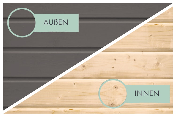 Akubi Kinderspielhaus Kinderspielgerät Benjamin inkl. Wellenrutsche und Netzrampe (Set B)