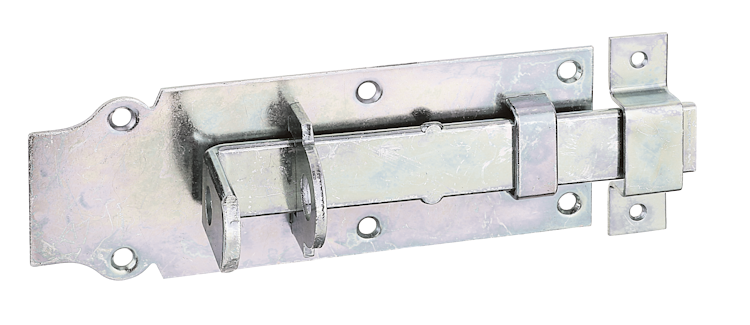Alberts® Schlossriege galvanisch verzinkt dickschichtpasiviert, Platte LxB180x64mm 116743