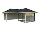 Vorschaubild Palmako Pavillon Bianca 24,9 m² Set 212 Slide - 28 mm