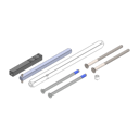 Vorschaubild Griffwerk Set für Griffe fast2fix fast2Fix Hohlstift 8mm WC POM 70-80mm