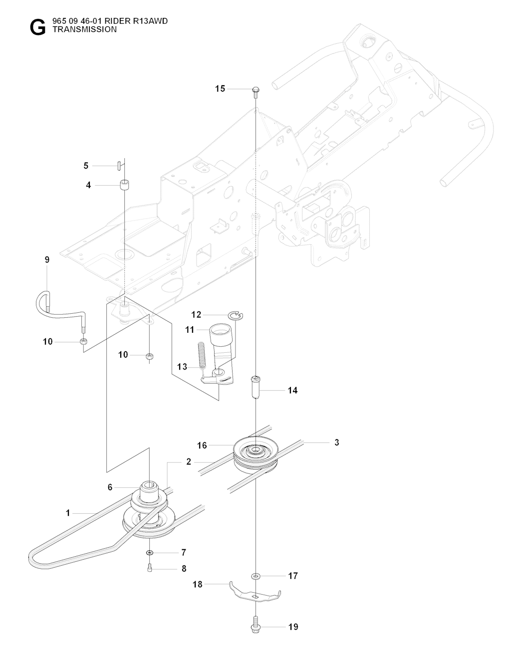 Explosionszeichnung Ersatzteile