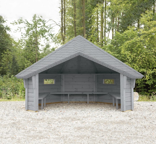 Wolff Finnhaus Wetterschutzhütte / Grillhütte Wanja 3327 45