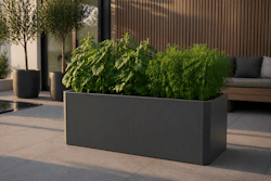 Premium Hochbeet aus Stahl anthrazit 160 x 80 x 75 cm