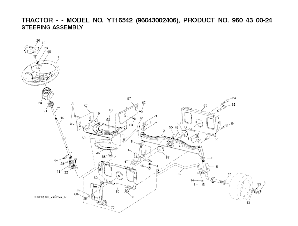 Explosionszeichnung Ersatzteile
