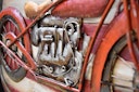 Vorschaubild 3D Metallbild Motorrad 99 x 98,3 cm, Holz / Stahlblech