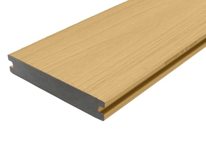 HANDMUSTER Fiberdeck Terrassendiele Premium Voll Cedar