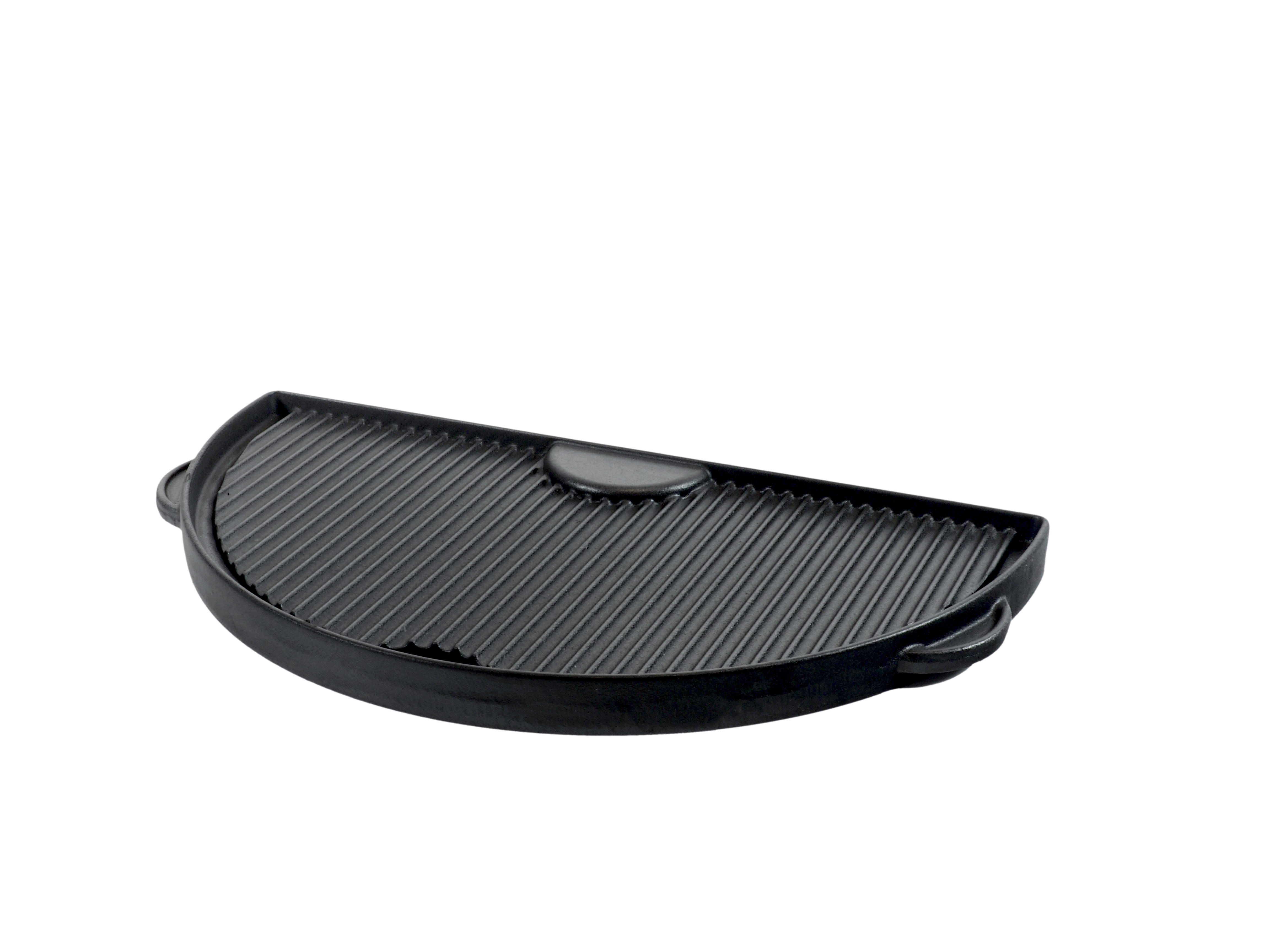 Grill Guru halbe Gusseisen-Plancha geriffelt Large 42 cm