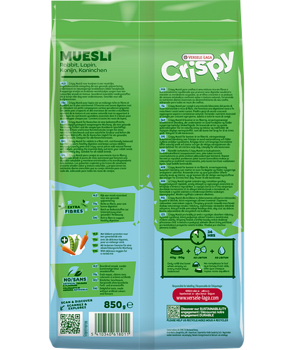 Versele CRISPY Müsli Kaninchen
