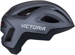 Victoria React LED Helm 55-59 cm grau, schwarz