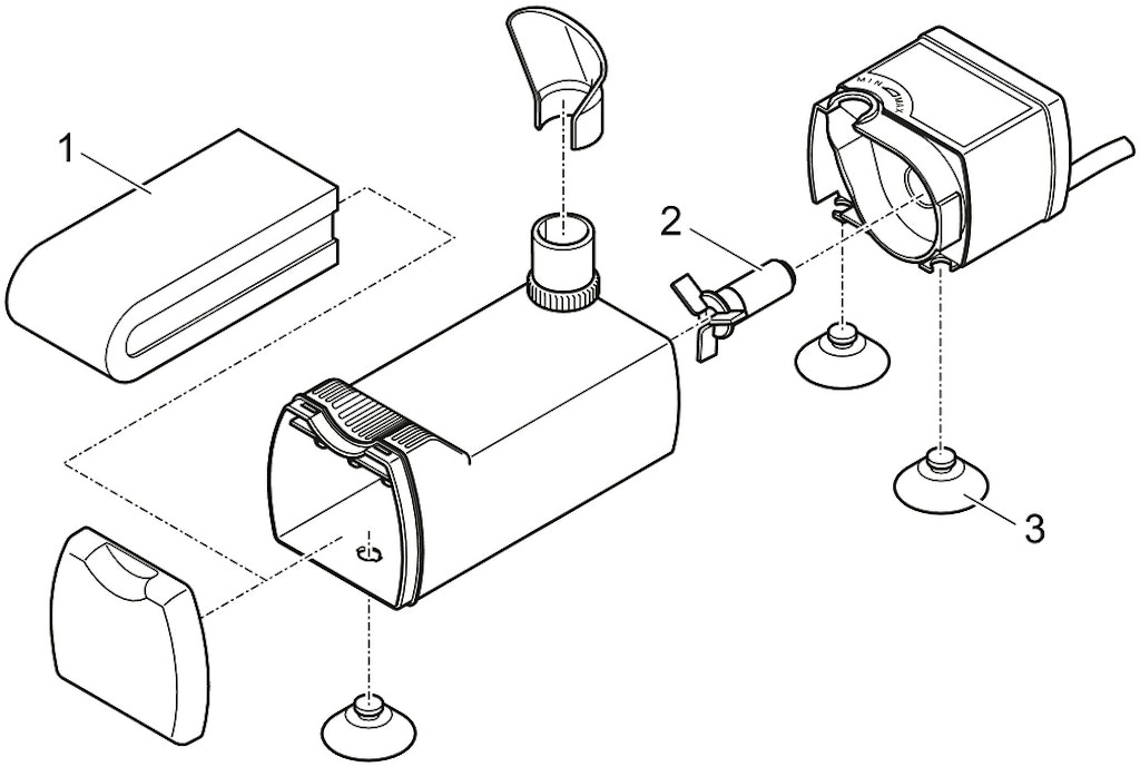 Explosionszeichnung Ersatzteile