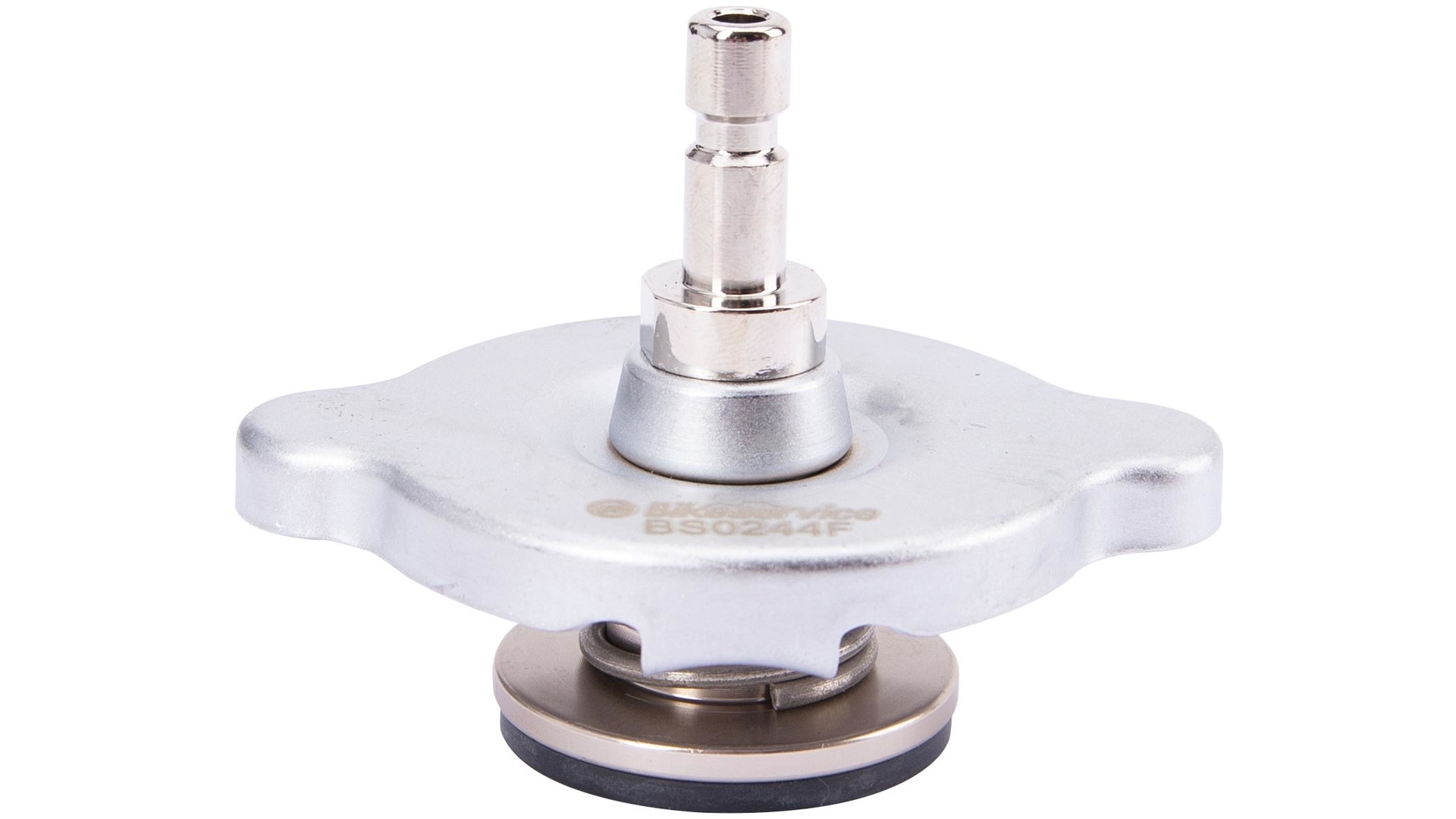 Bikeservice Kühlerdeckeladapter gerader Anschluss, für Kühlerdeckeltest