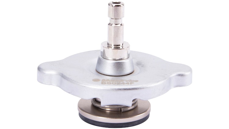 Bikeservice Kühlerdeckeladapter gerader Anschluss, für Kühlerdeckeltest