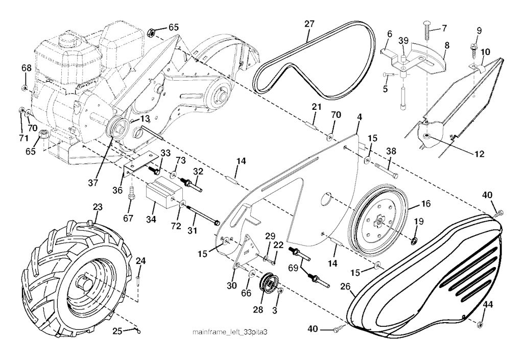 Explosionszeichnung Ersatzteile