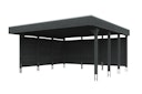 Vorschaubild Skan Holz Carport Friesland 557x555 cm inkl. Rück- und Seitenwände Sparset 3