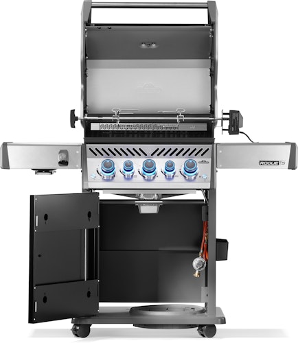NAPOLEON Gasgrill Rogue PRO-S 425 mit Gußrosten, Schwarz, inkl. Drehspieß