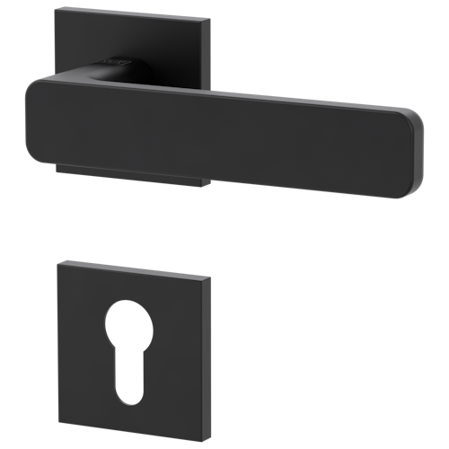 Griffwerk VAYA 265 MINIMAL MODERN fast2fix  Fast2Fix Rosetten eckig Profilzylinder Graphitschwarz