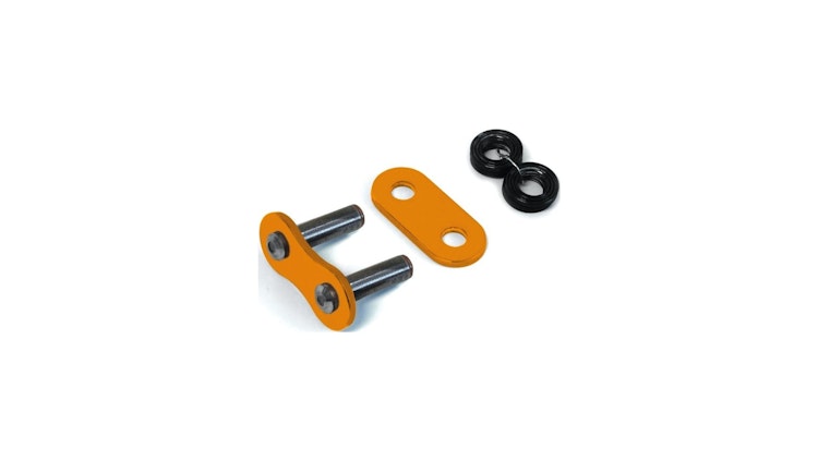 RK Kettenschloss Hohlnietschloss, orange, Kettenschloss "520GXW Color"