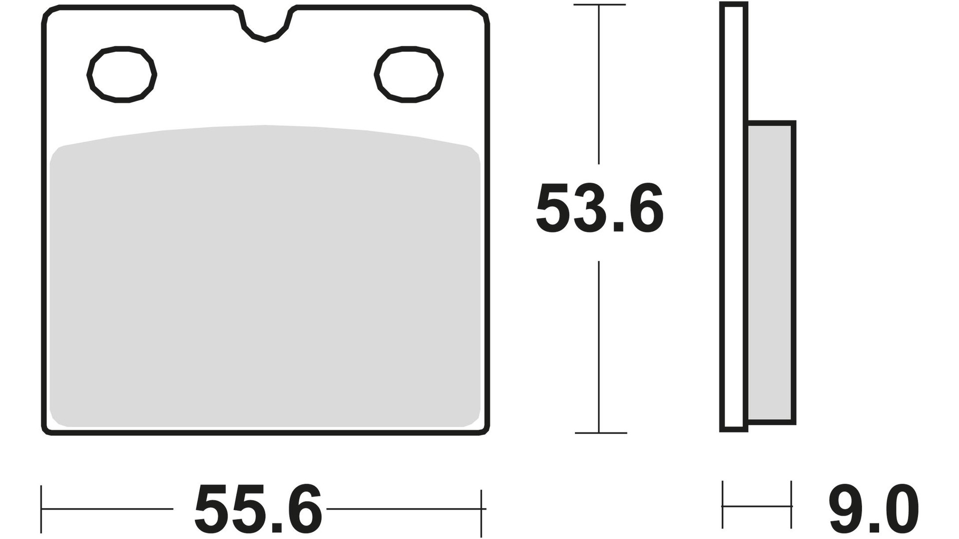TRW Bremsbelag Typ Organisch Standard mit ABE, Bremsbelag "MCB 19" Satz