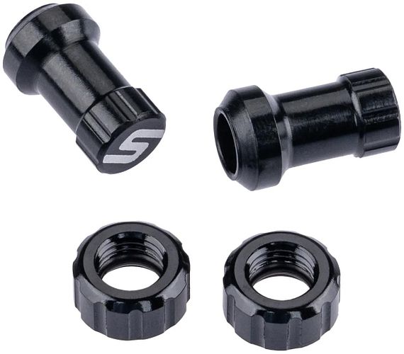 Stan's Ventilkappe Tubeless Valve Color Kit schwarz