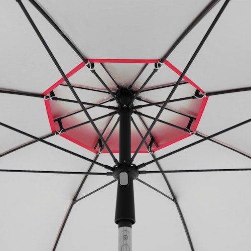 doppler Strandschirm WINDPROFI 200 Manual, Aluminium Anthrazit / 100 % Polyester 80 g/m²