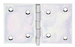 Alberts® Scharnier, galvanisch verzinkt dickschichtpassiviert, LxB 80x120 mm 346515