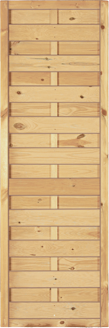 T&J Maxi Massivzaun 60 x 180 cm