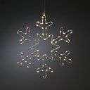 Vorschaubild Konstsmide Weihnachtsbeleuchtung  Micro LED Silberschneeflocke