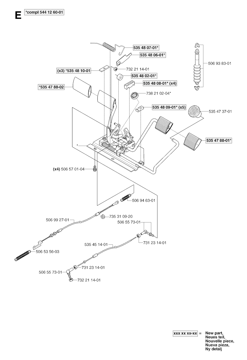 Explosionszeichnung Ersatzteile