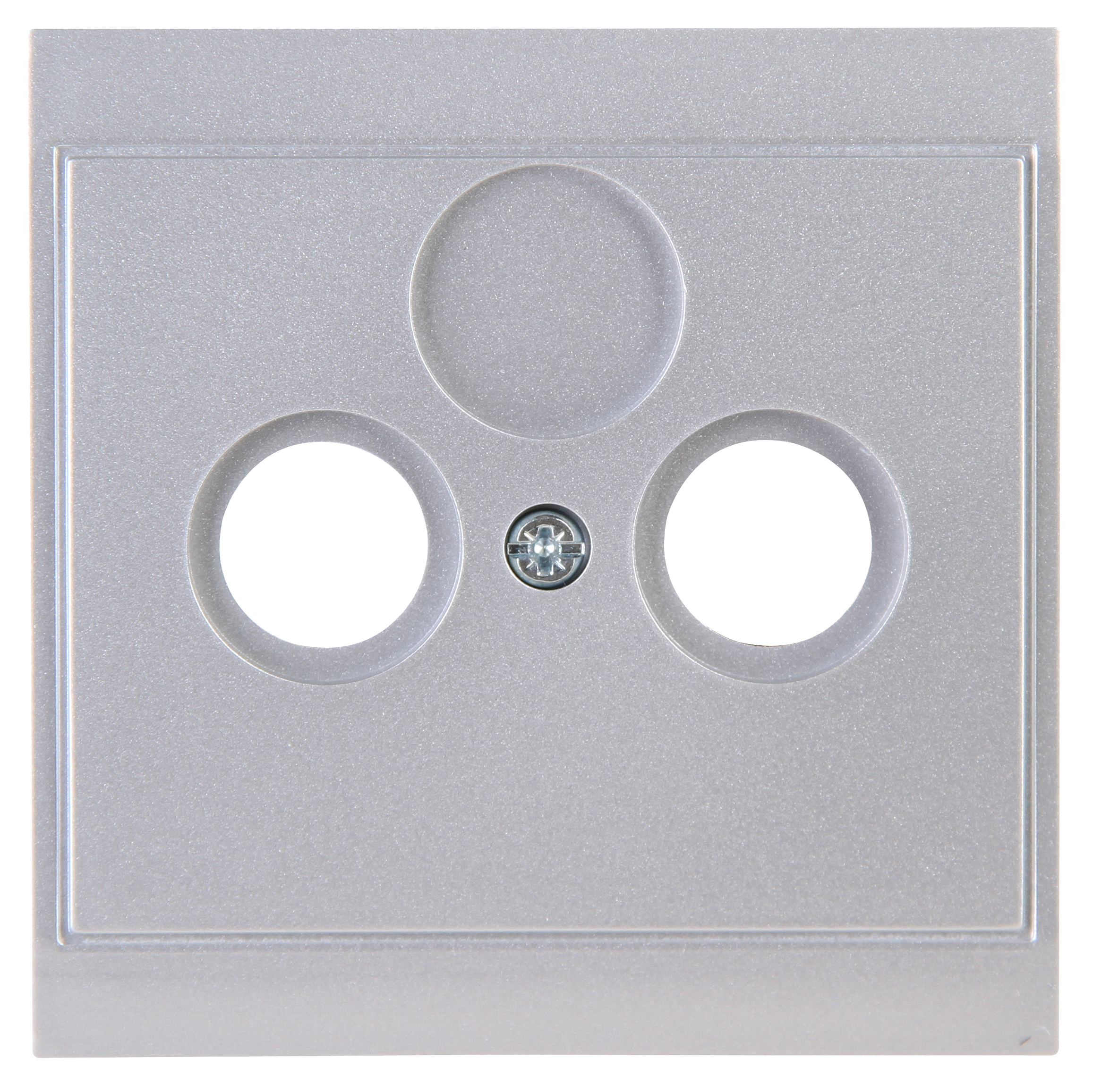 Kopp Antennenabdeckung TV/RF MALTA silber