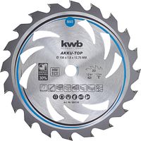 kwb Akku Top Sägebl HM Mit-Dü 156x12,75 Z20 584154