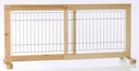 TRIXIE Hunde-Absperrgitter Holz 65-108x50cm